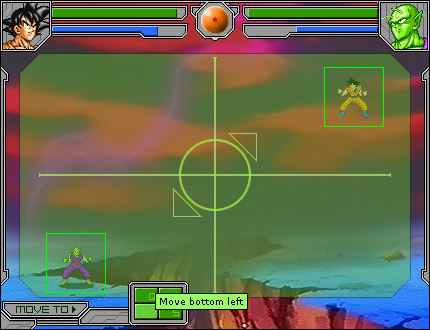 A screenshot of the game Dragon Ball Z Tournament
